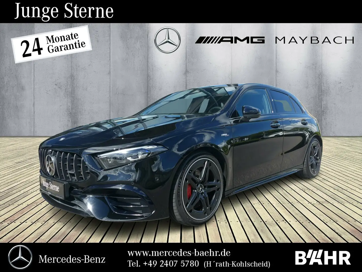 Mercedes-Benz A 45 AMG A 45 AMG S 4M+ Night/Pano/PerformanceSitze/RFK LED Schwarz - 1