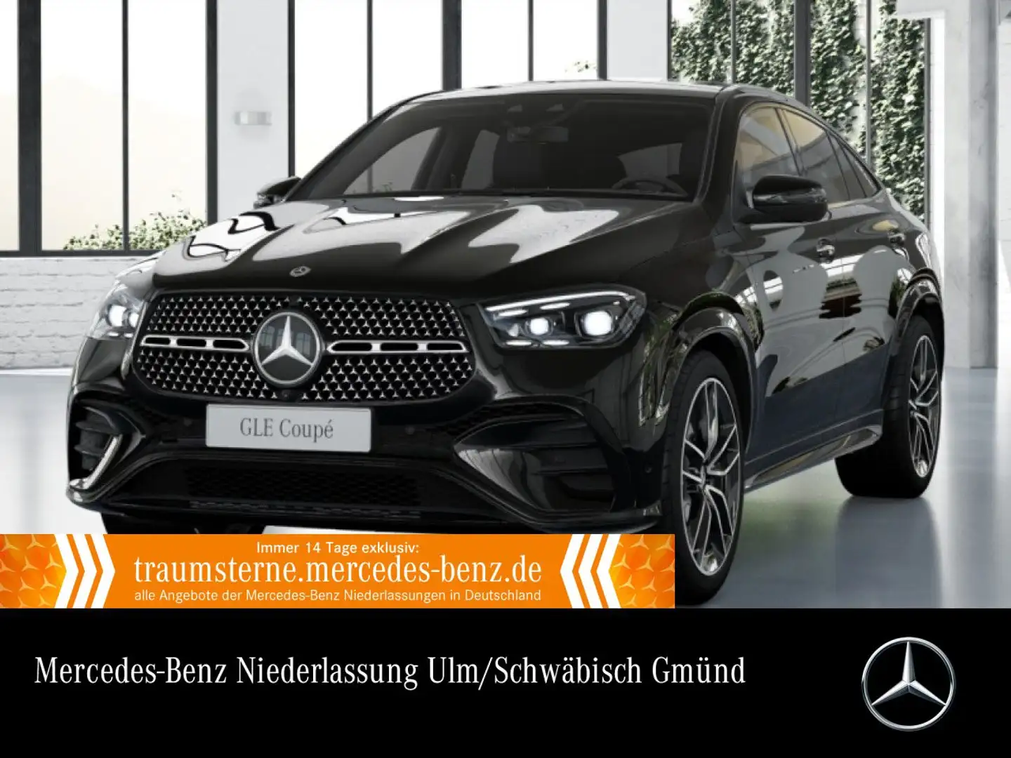 Mercedes-Benz GLE 450 d Coupé 4M AMG+NIGHT+PANO+360+AHK+22"+9G Schwarz - 1