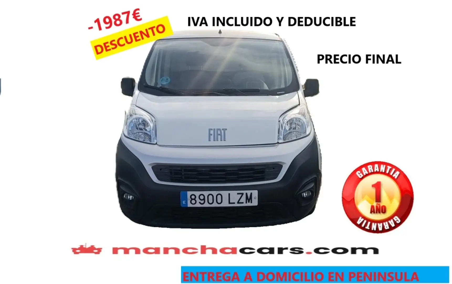 Fiat Fiorino Comercial Cargo 1.3Mjt Base 70kW Blanco - 1