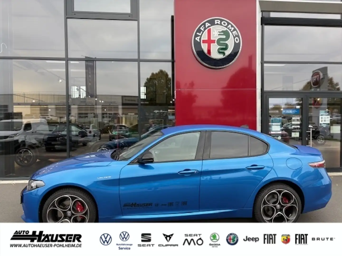 Alfa Romeo Giulia Veloce 2.0 Turbo Q4 HARMAN KARDON MEMORY NAVI KAME Blau - 2