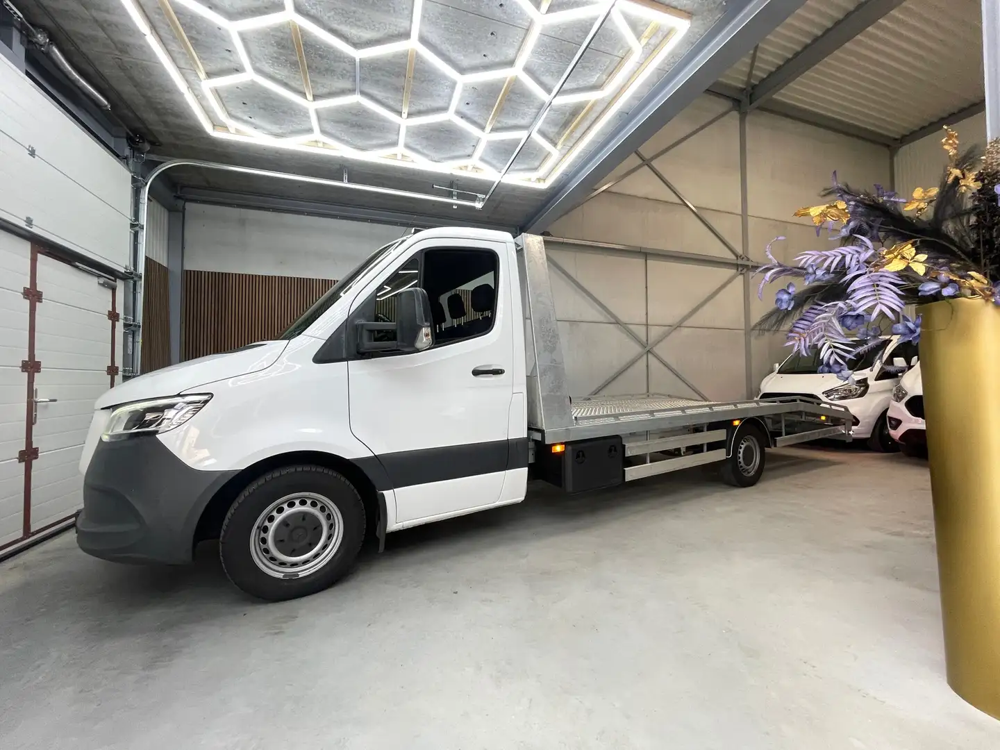 Mercedes-Benz Sprinter AUTOTRANSPORTER 319 V6 3.0 CDI OPRIJWAGEN EURO VI- Wit - 2