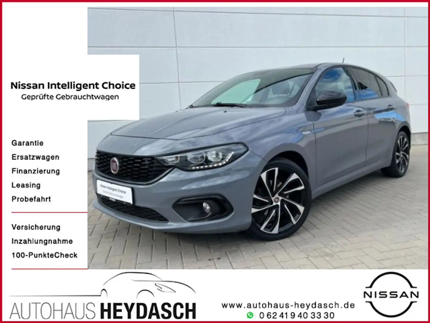 Fiat Tipo 5-tr. S-Design*Navi*Sitzhzg.*Zahnriemen NEU Gris - 1