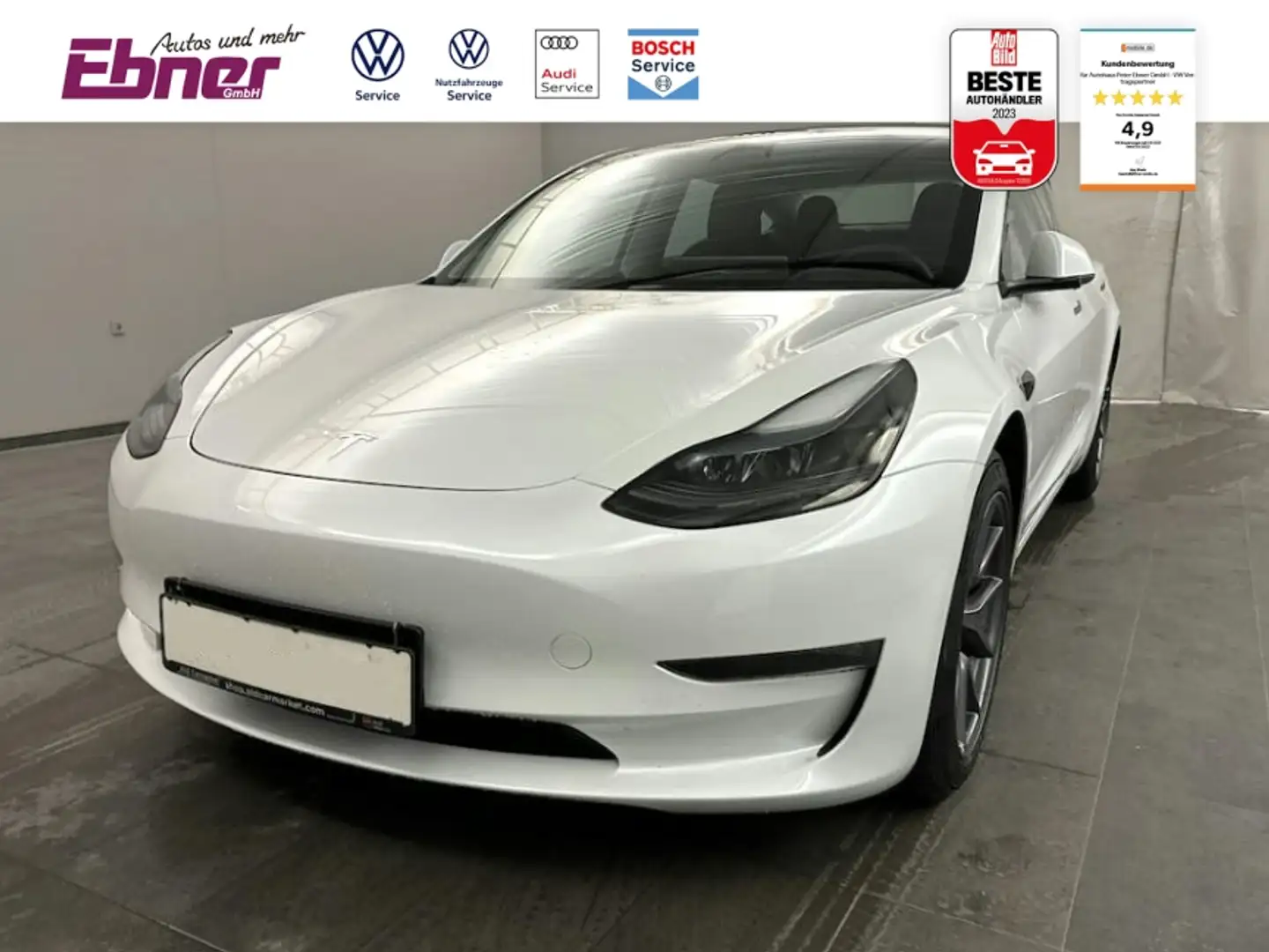 Tesla Model 3 Long Range Dual 75 kWh AWD Long Range Dual AWD PAN Blanc - 1