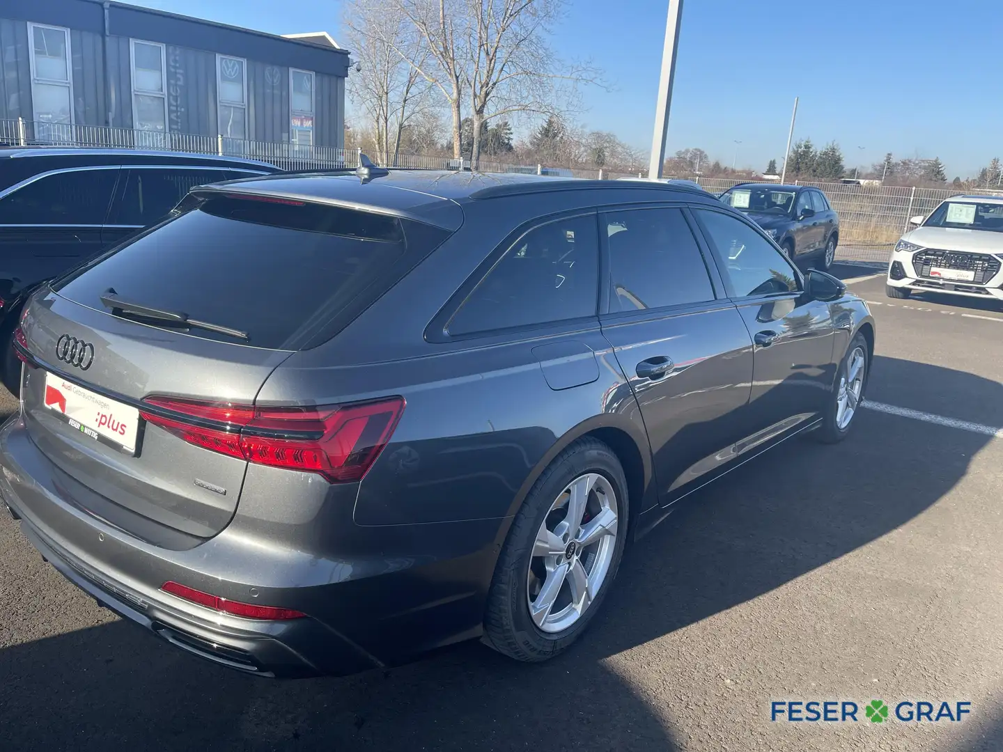 Audi A6 Avant 55 TFSI e qu.sport,HD-Matrix,B&O,AHK,ACC,HuD Grau - 2
