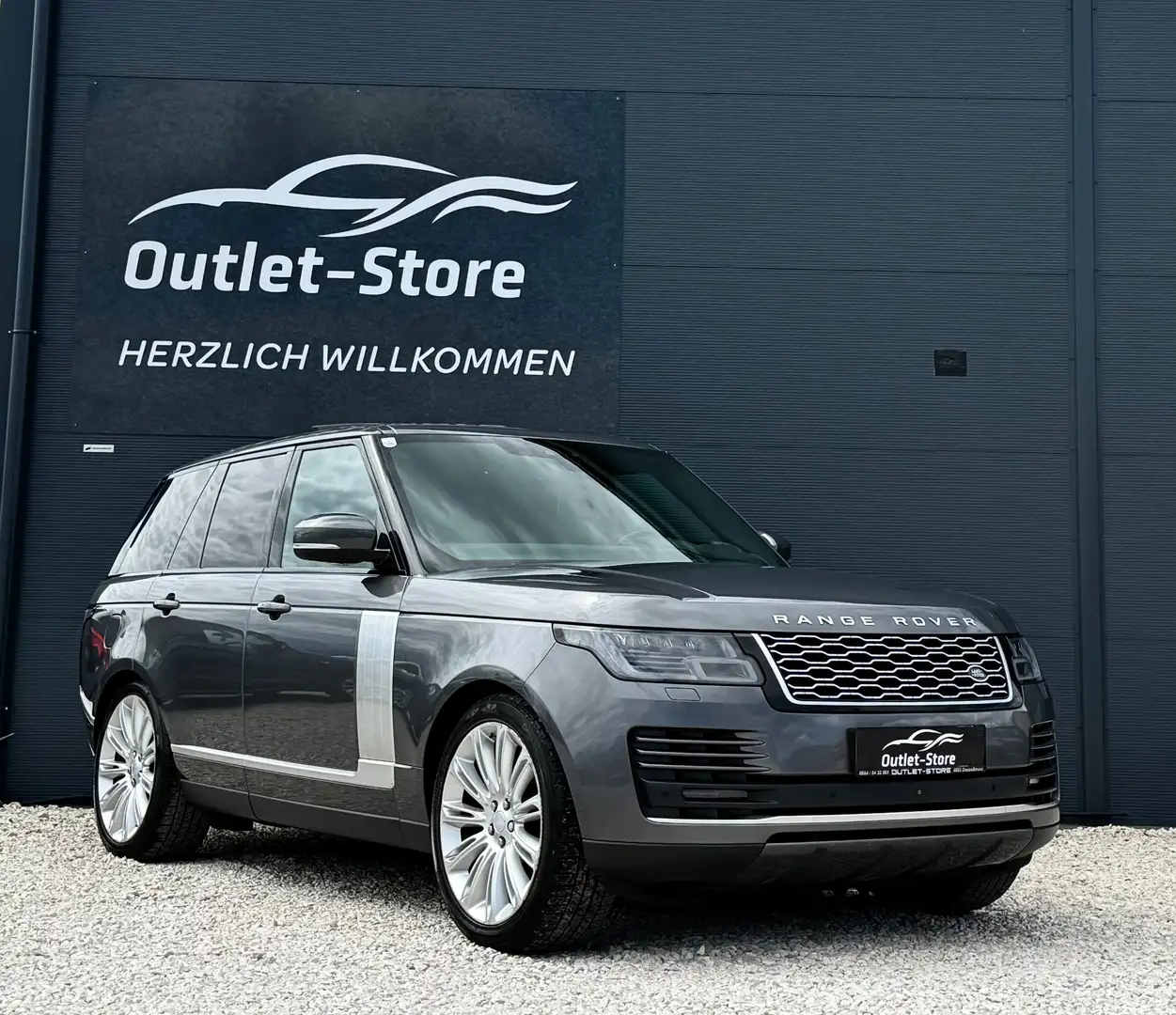 Land Rover Range Rover HSE*Facelift*2.Besitz*Luft*Meridian*HUD*Pano*22'' Grau - 1