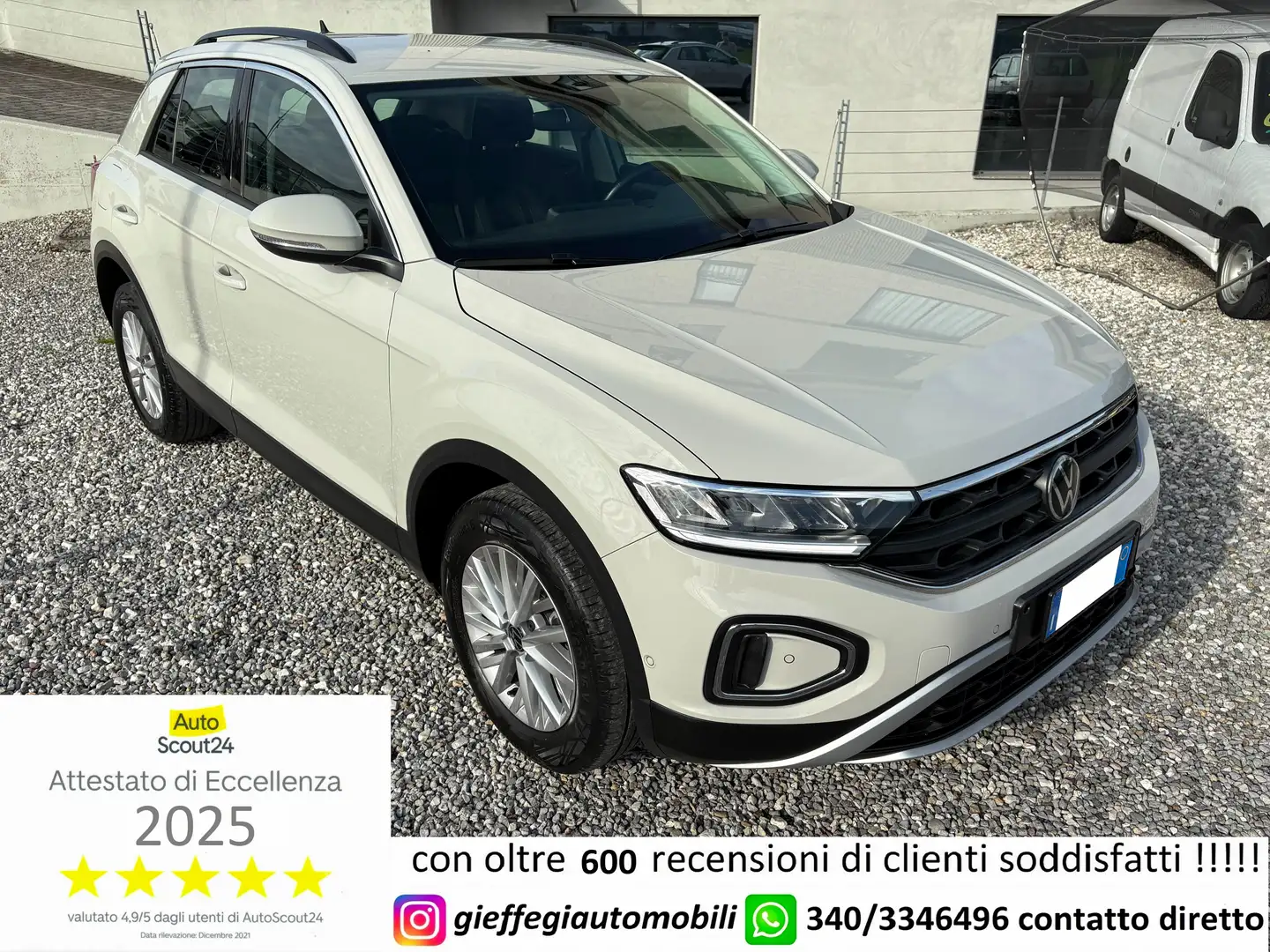 Volkswagen T-Roc T-Roc I 2022 1.0 tsi Life 110cv Bianco - 1