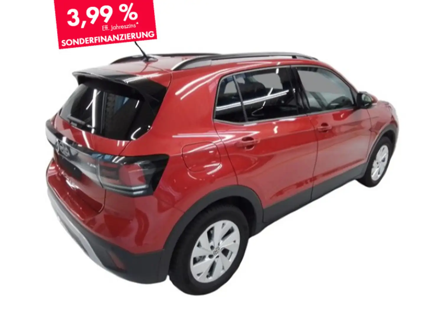 Volkswagen T-Cross 1.0 TSI Life LED+ACC+Navi+App+Climatr+Si Rot - 2