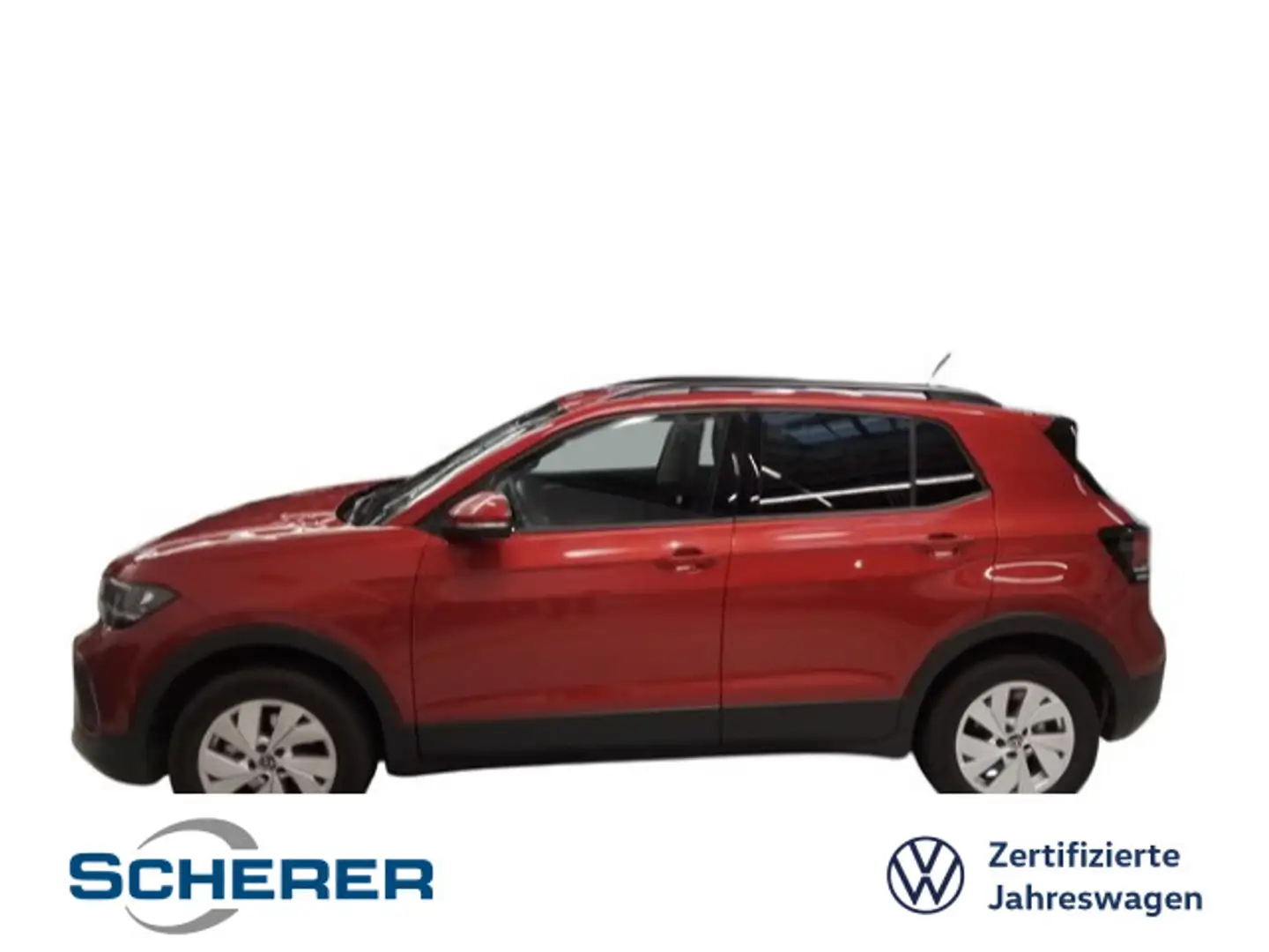 Volkswagen T-Cross 1.0 TSI Life LED+ACC+Navi+App+Climatr+Si Rot - 1