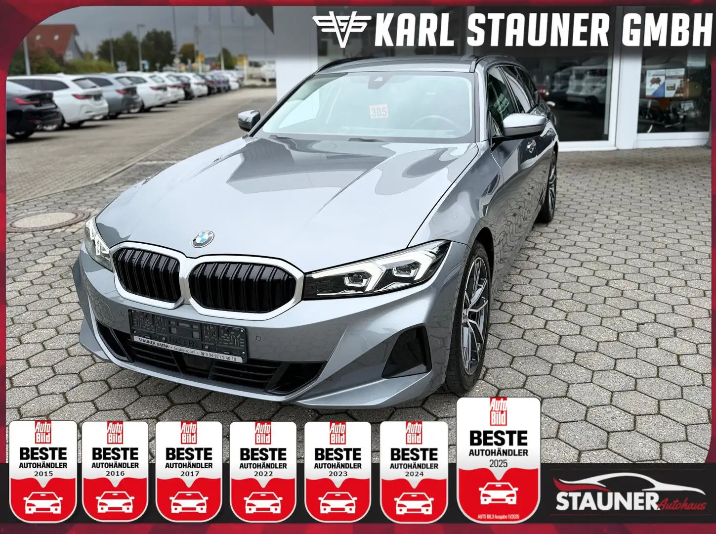 BMW 320 d Touring xDrive STANDH. LED DAB KLIMA Grau - 1