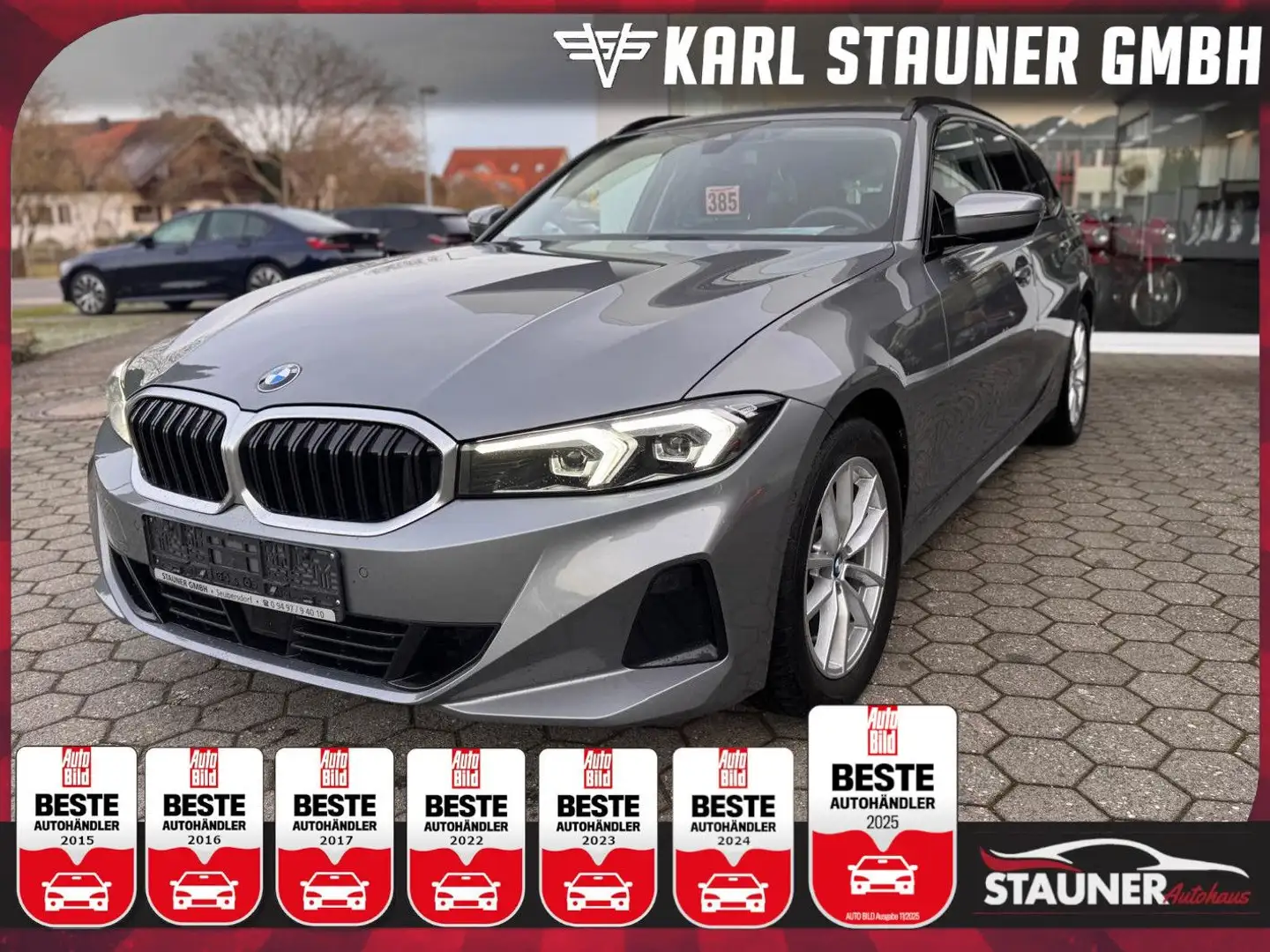 BMW 320 d Touring xDrive STANDH. LED DAB KLIMA Gris - 1