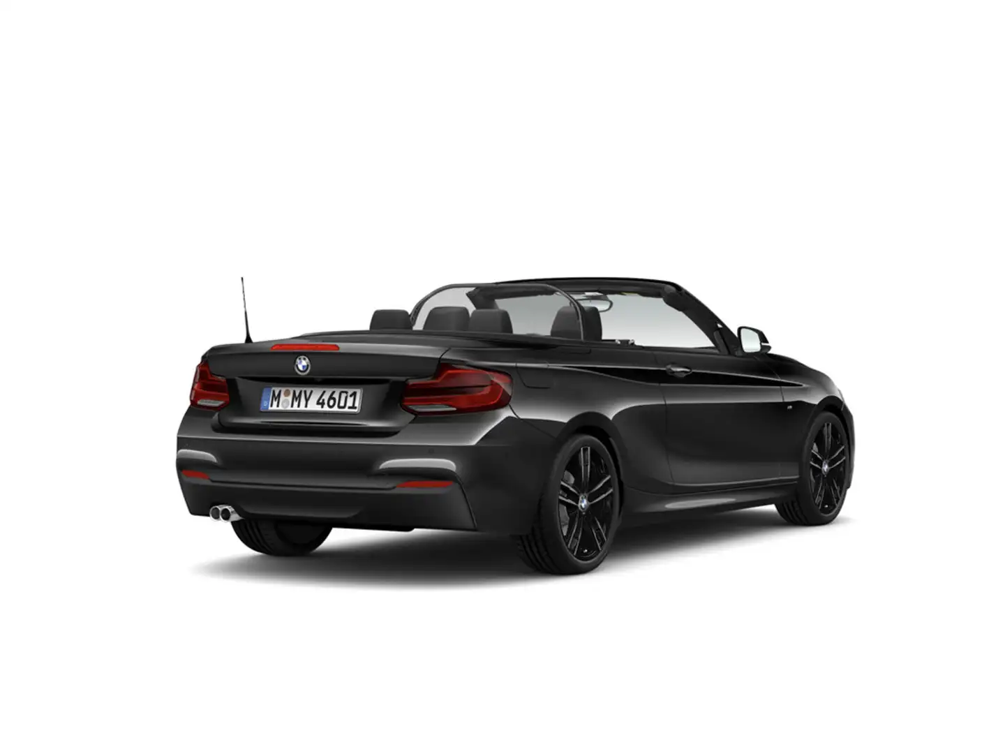 BMW 230 i Cabrio M-Sport LED W-LAN NAVI H/K KAMERA Schwarz - 2