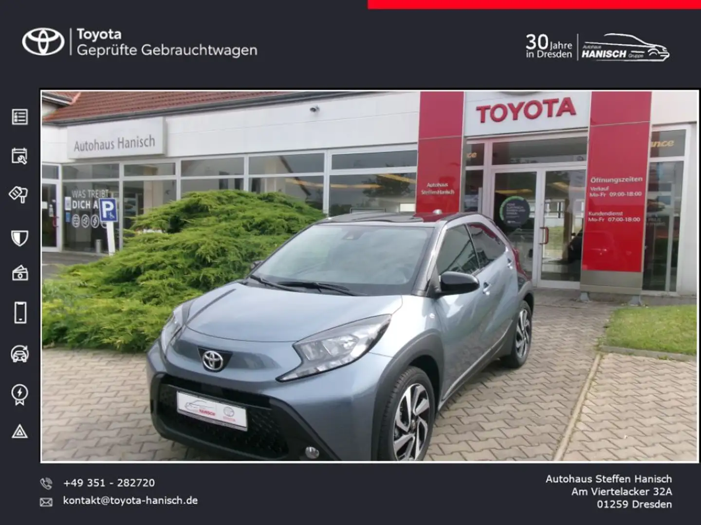 Toyota Aygo X Teamplayer Gris - 1