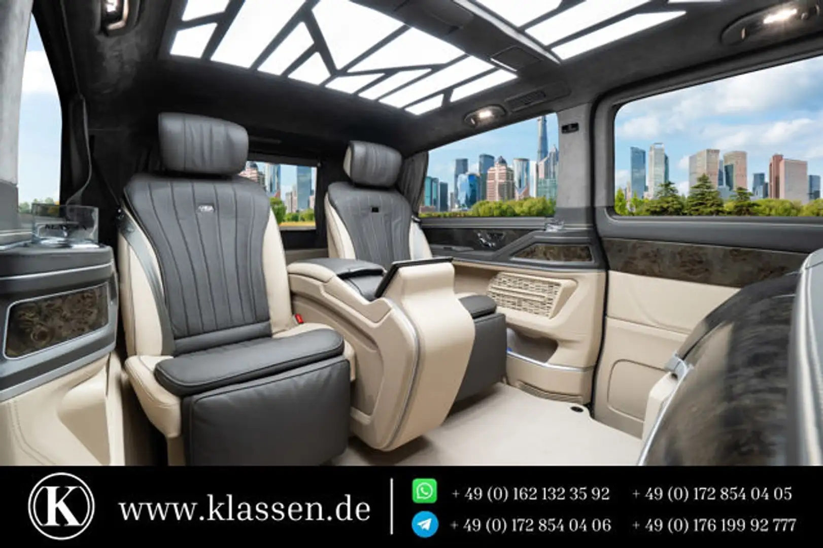 Mercedes-Benz V300 - V-Klasse - VIP Business VAN Facelift 2024 Schwarz - 1