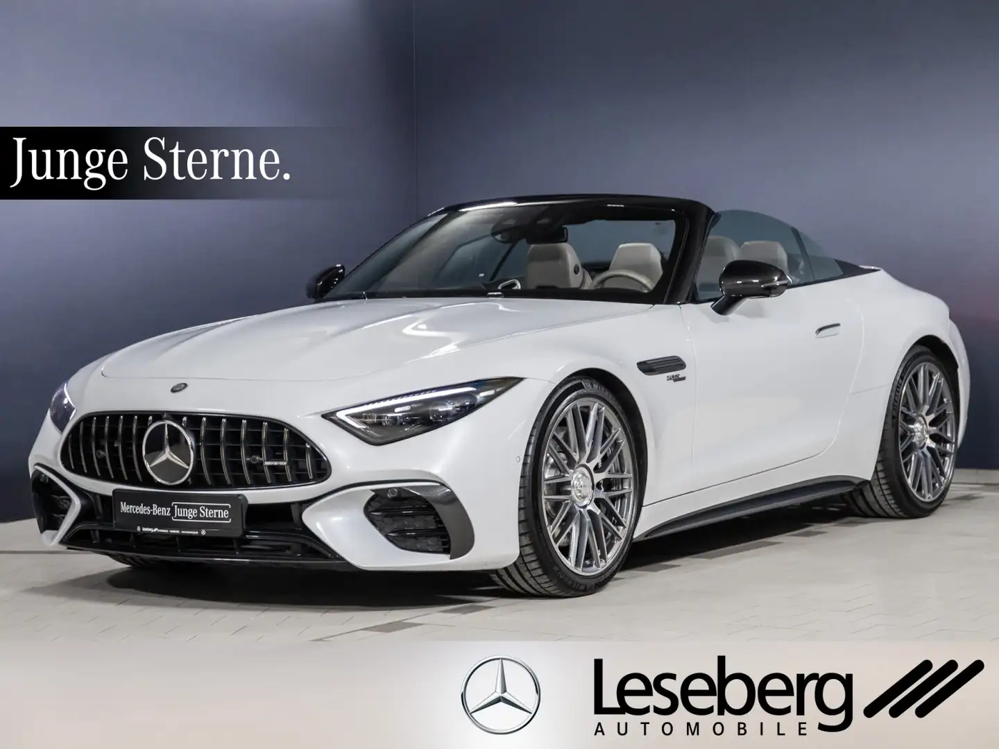 Mercedes-Benz SL 43 AMG AMG SL43 DIG.LIGHT/Distro/Burmester/Carbon/NP185 Blanco - 1