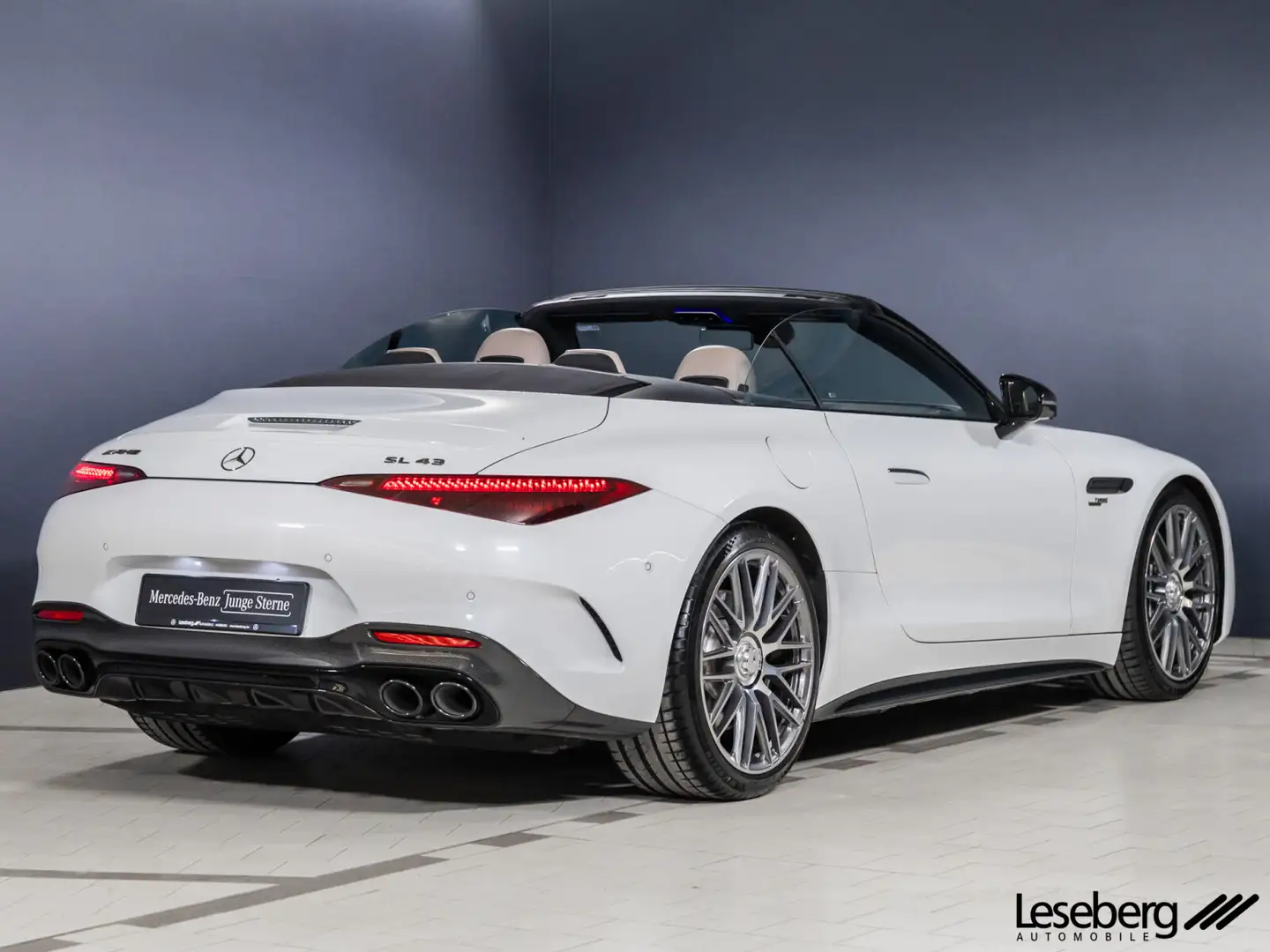 Mercedes-Benz SL 43 AMG AMG SL43 DIG.LIGHT/Distro/Burmester/Carbon/NP185 Blanco - 2