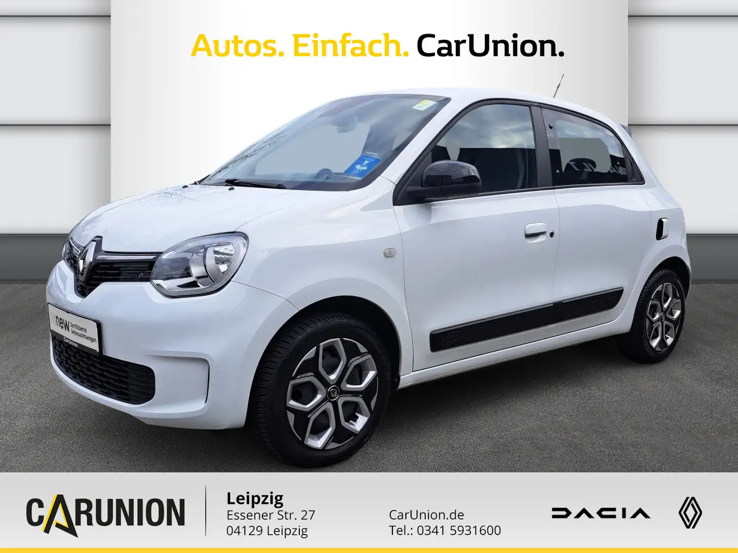 Renault Twingo SCe 65 Equilibre Klimasutomatik,Radio Bianco - 1