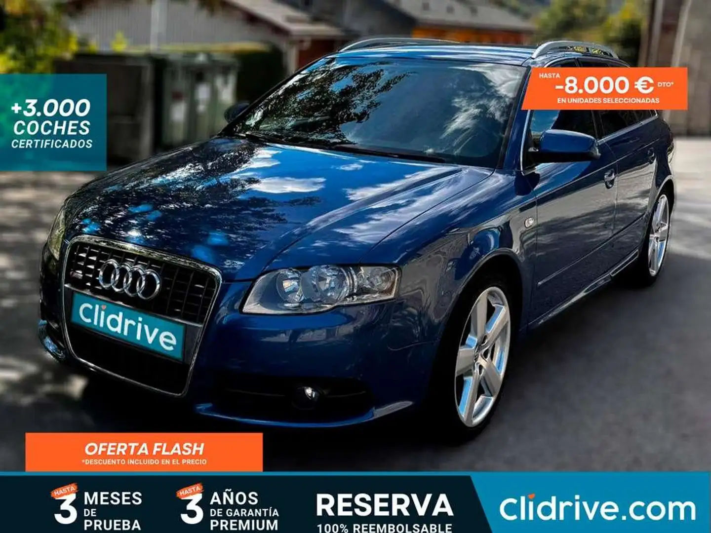Audi A4 Avant 2.0TDI DPF Bleu - 1