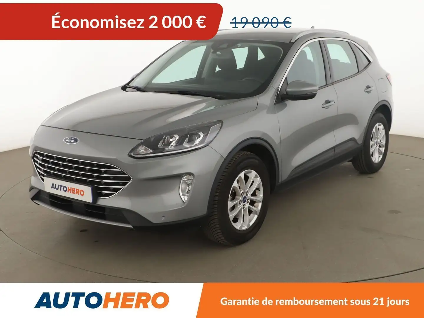 Ford Kuga 2.0 EcoBlue mHEV Titanium Gris - 1