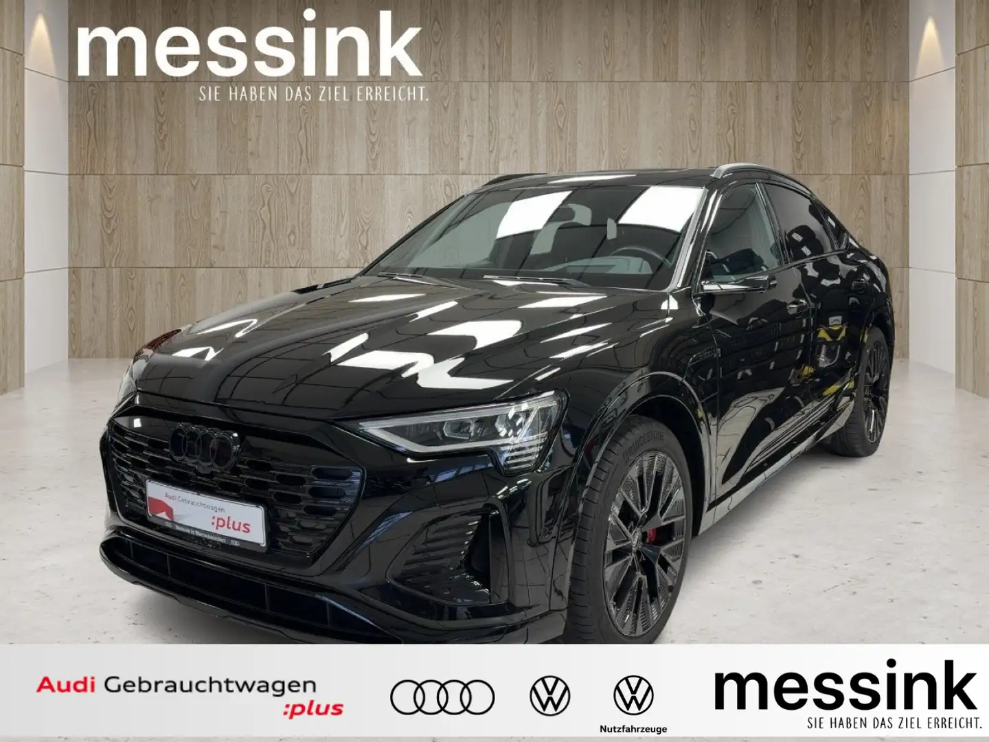 Audi Q8 e-tron 55 quattro S-Line Schwarz - 1