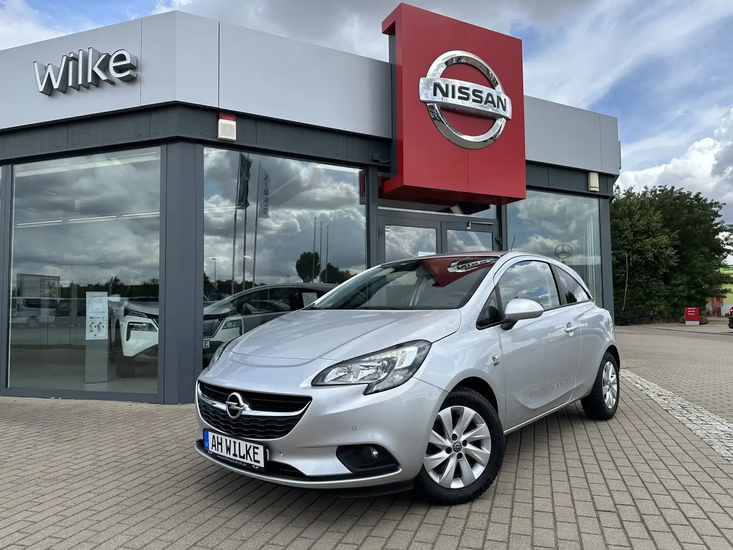 Opel Corsa-e 1.4 Turbo 120 Jahre /SHZ/LHZ/KAMERA Silber - 1