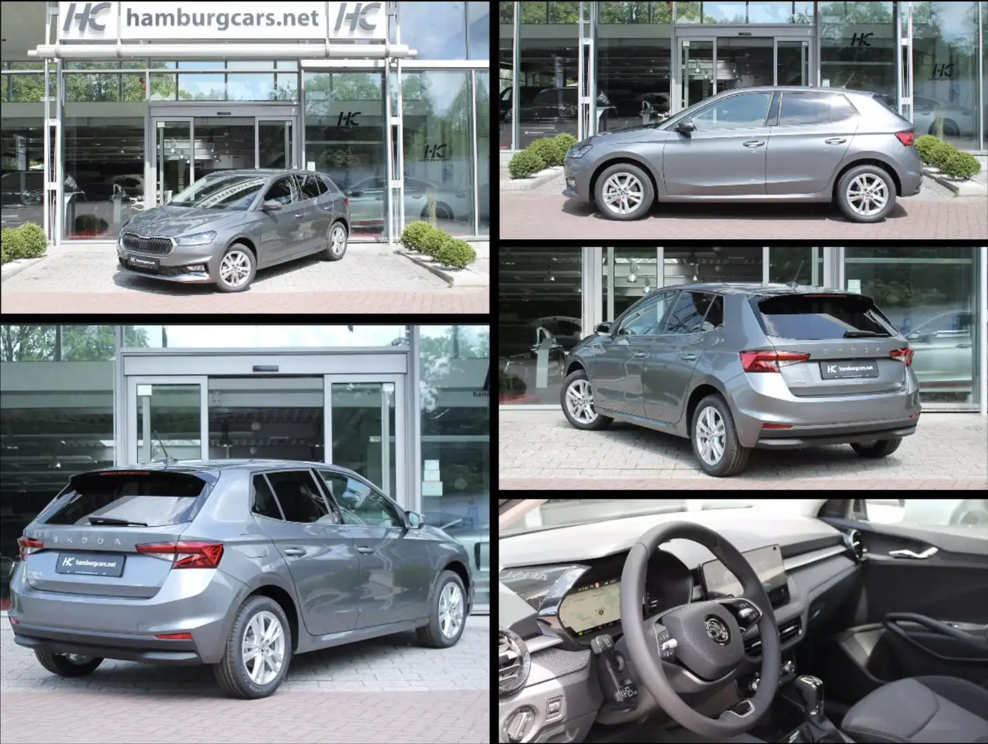 Skoda Fabia Selection 1,5TSI DSG AHK Navi Assistenz-Winter-... Grau - 1