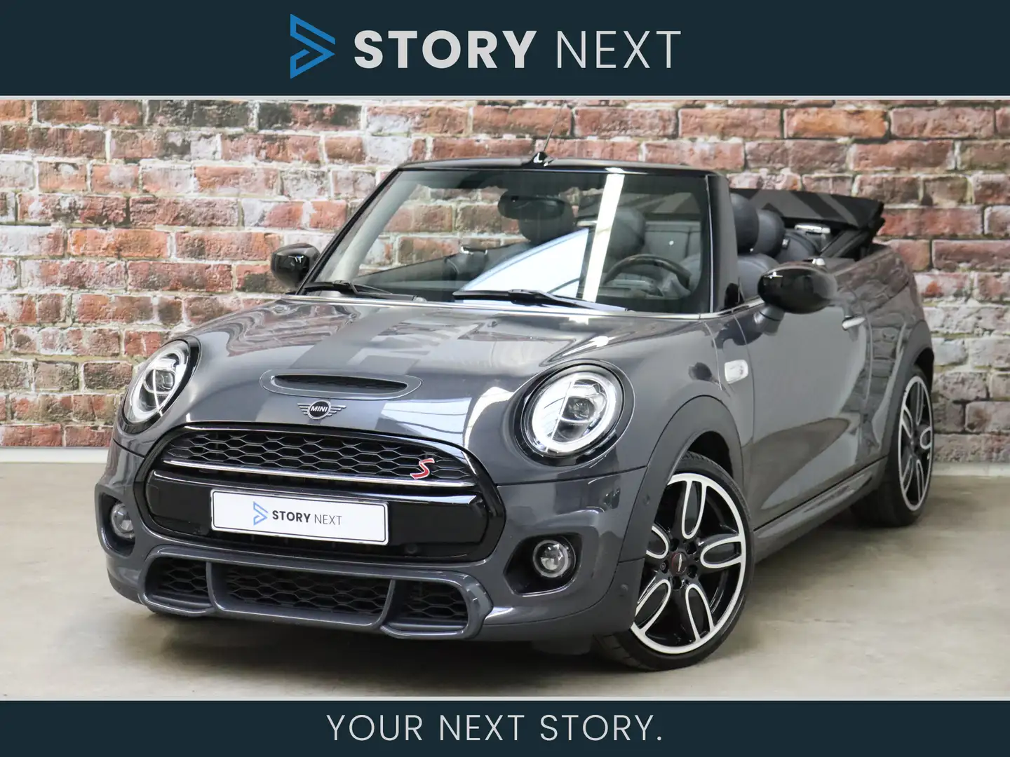 MINI Cooper S Cabrio Hammersmith Automaat / Navigatie / Head-Up Display Grau - 1
