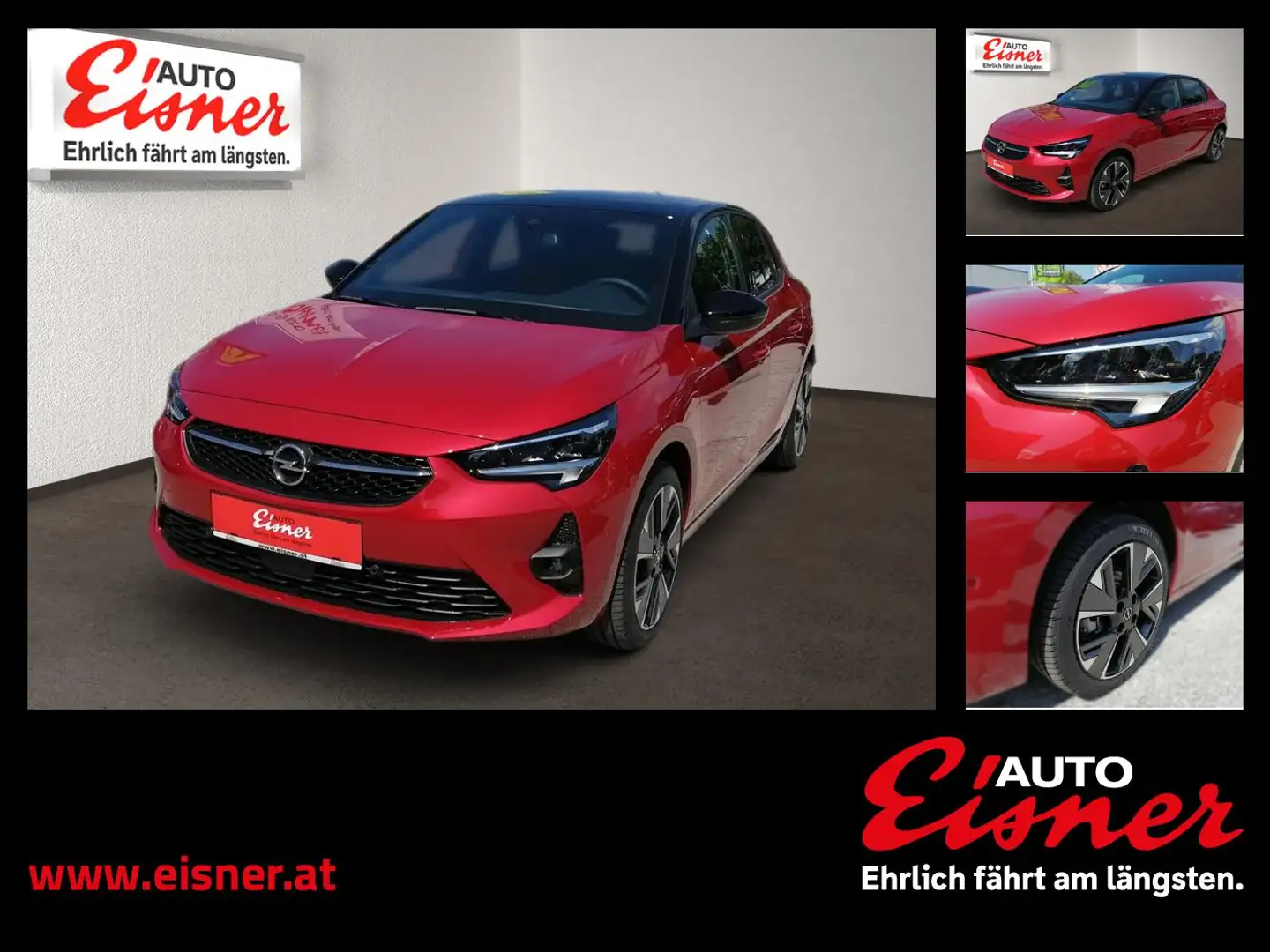 Opel Corsa E GS LINE LED, Klimaautomatik, Keyless Rot - 1