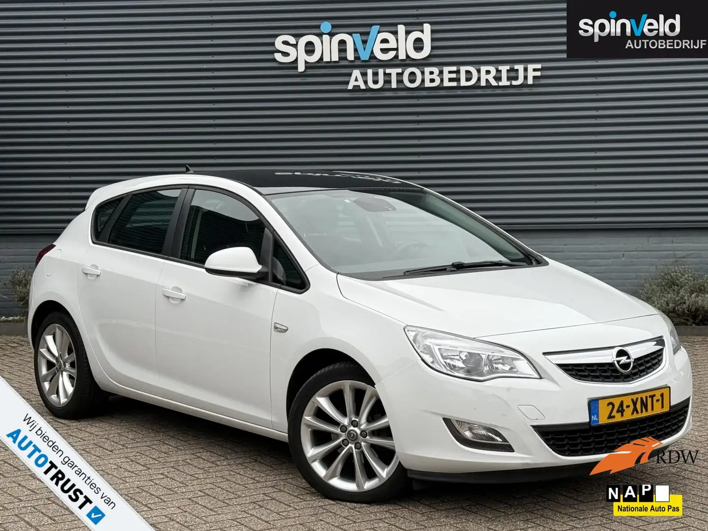 Opel Astra 1.4 Turbo Edition BJ`12 NAP NL Navi Airco Cruise P Blanc - 1