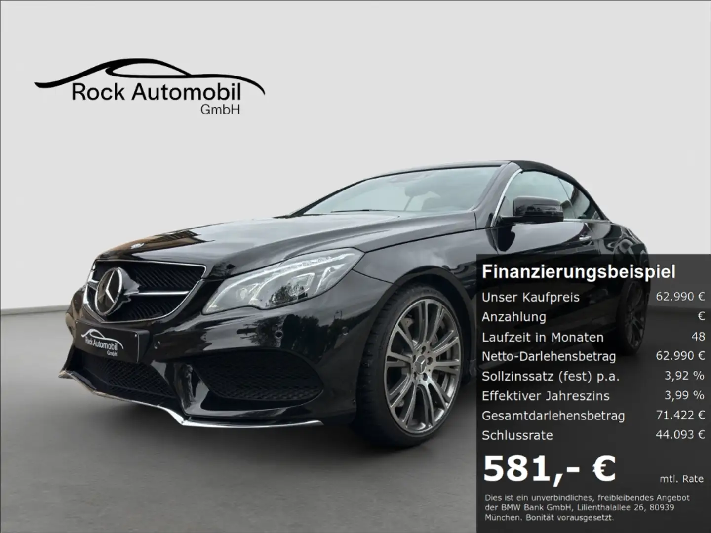 Mercedes-Benz E 500 Cabrio AMG Brabus Mercedes Scheckheft Black - 1