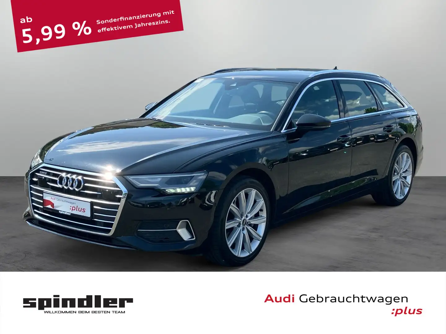 Audi A6 sport quattro 50 TDI / MMI-Navi+, LED Zwart - 1