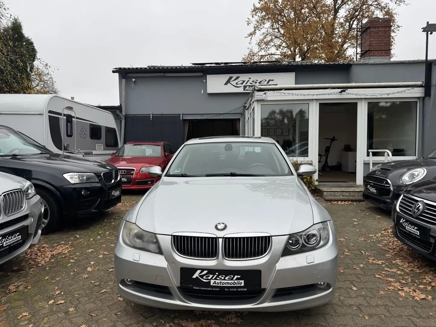 BMW 325 i-Vollausstattung-nur 124 Tkm Grau - 2