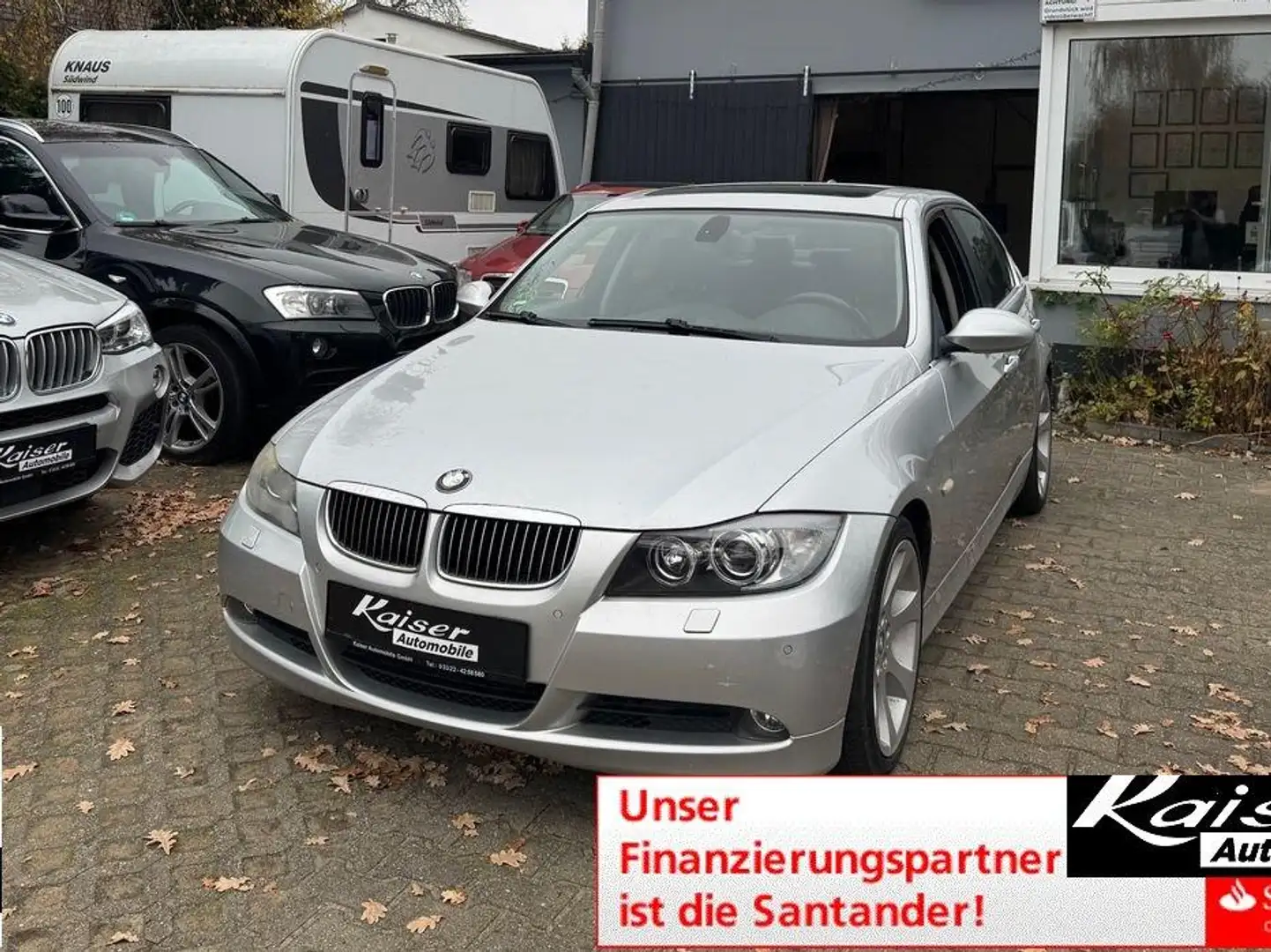 BMW 325 i-Vollausstattung-nur 124 Tkm Grau - 1