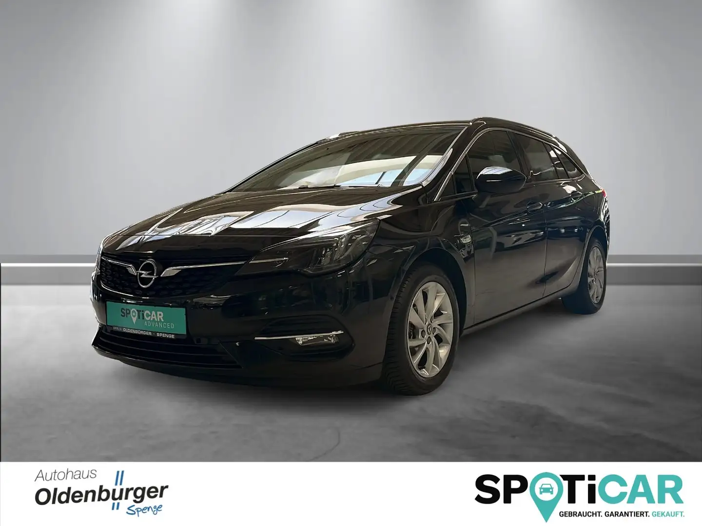 Opel Astra Elegance inkl. Allwetter, Kamera, CarPlay/Android Zwart - 1