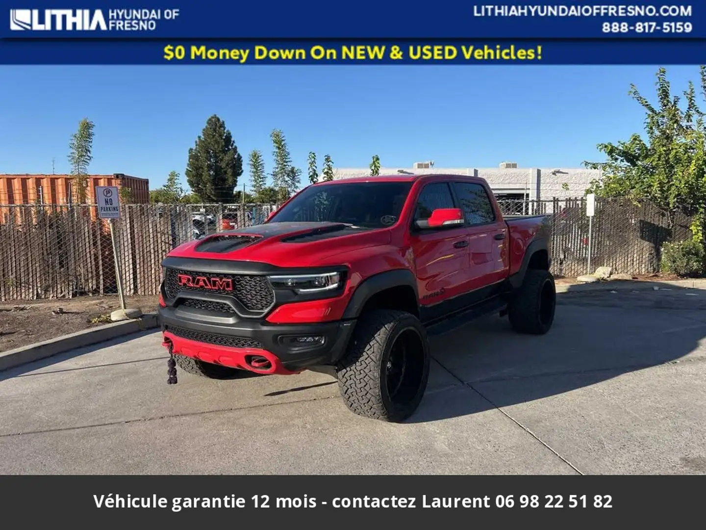Dodge RAM TRX 702ch Crew Cab 4x4 Tout compris hors homologation 4500e Rouge - 1