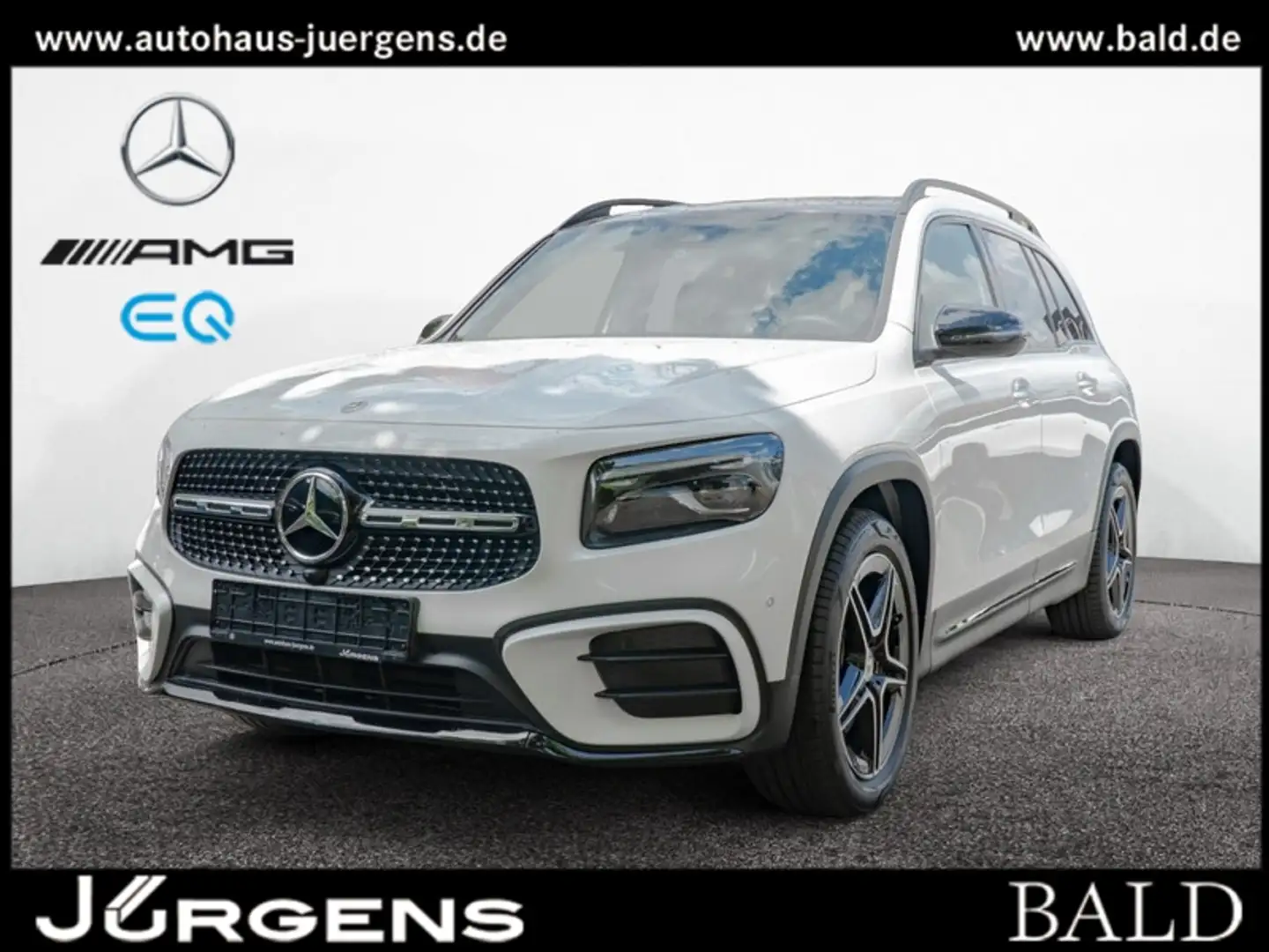 Mercedes-Benz GLB 220 d 4M AMG-Sport/Burm/Pano/AHK/Night/MBeam Weiß - 1