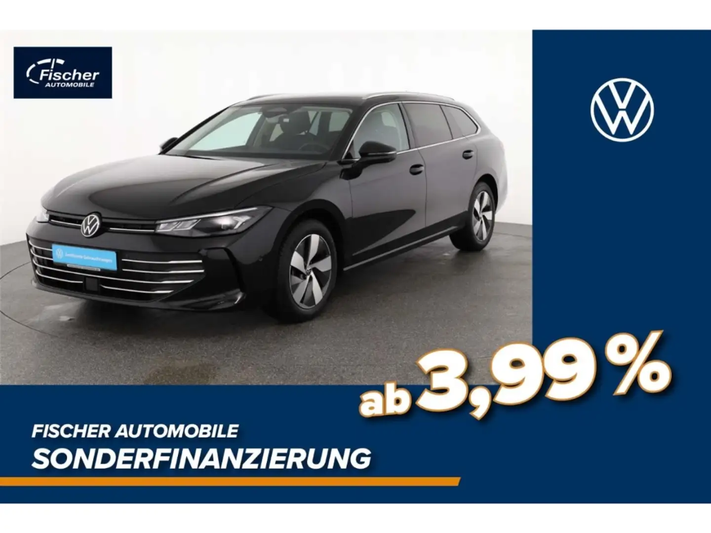 Volkswagen Passat 2.0 TDI Business DSG AHK/LED/NAV/RFK/ergo Schwarz - 1