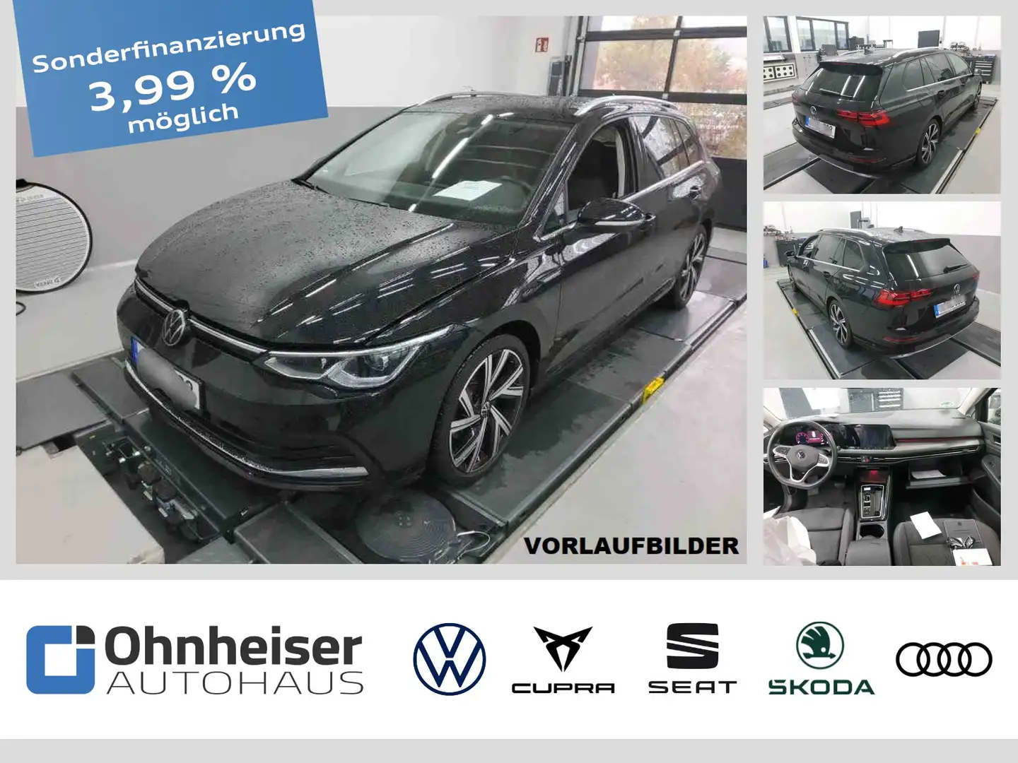 Volkswagen Golf Variant VIII 2.0 TDI DSG Style AHK*Matrix*RFK Schwarz - 1