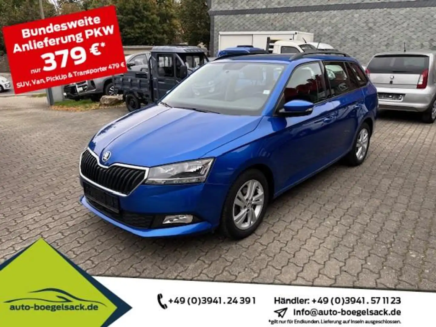 Skoda Fabia Combi 1.0 TSI Ambition+ALU+GARANTIE 10/26+ Blau - 1