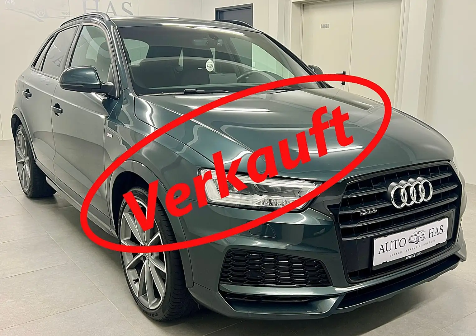 Audi Q3 2,0 TDI Sport quattro S-tronic*LED*Pano*S-Line* Verde - 1