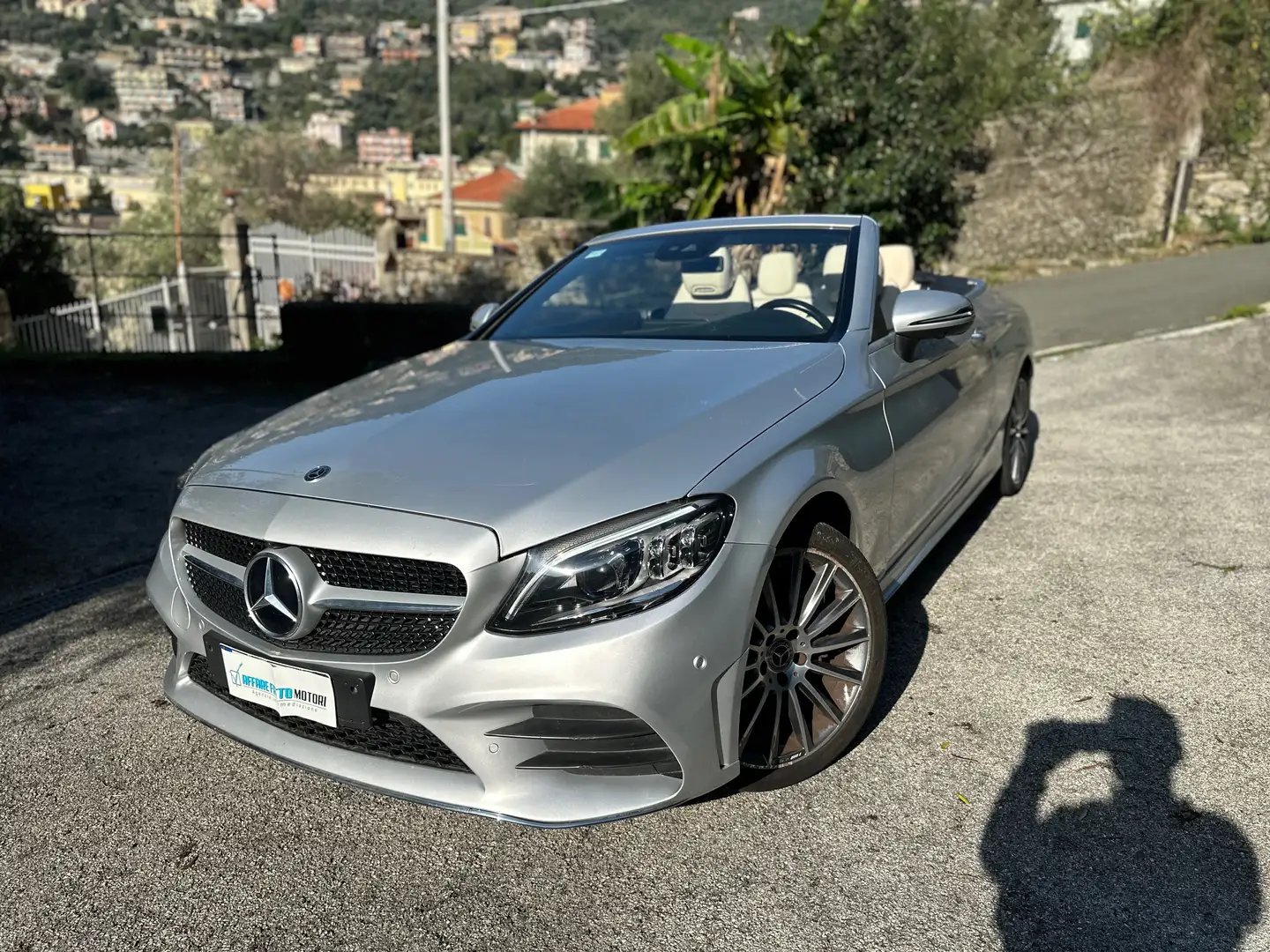 Mercedes-Benz C 220 Cabrio Cabrio d Premium 4matic auto UNICO PROP. Grigio - 1