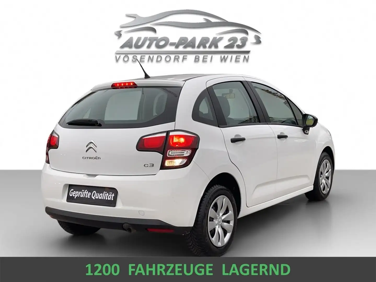 Citroen C3 C3 VTi**NUR 80.000KM*1JAHR-GARANTIE*MOD2016 Wit - 2