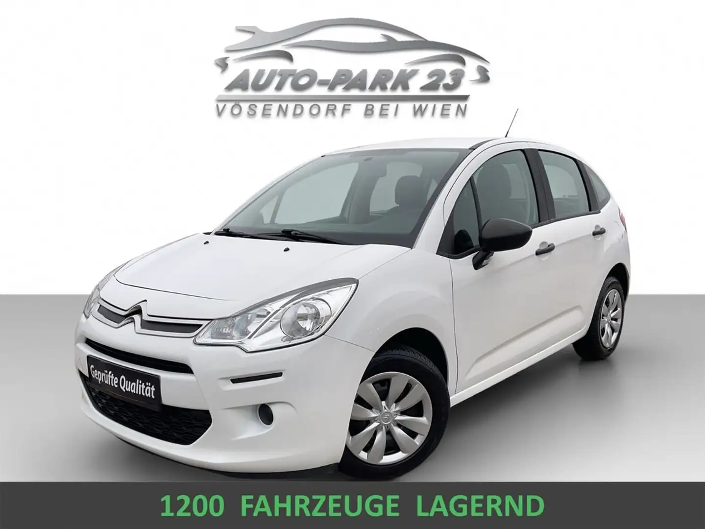 Citroen C3 C3 VTi**NUR 80.000KM*1JAHR-GARANTIE*MOD2016 Weiß - 1
