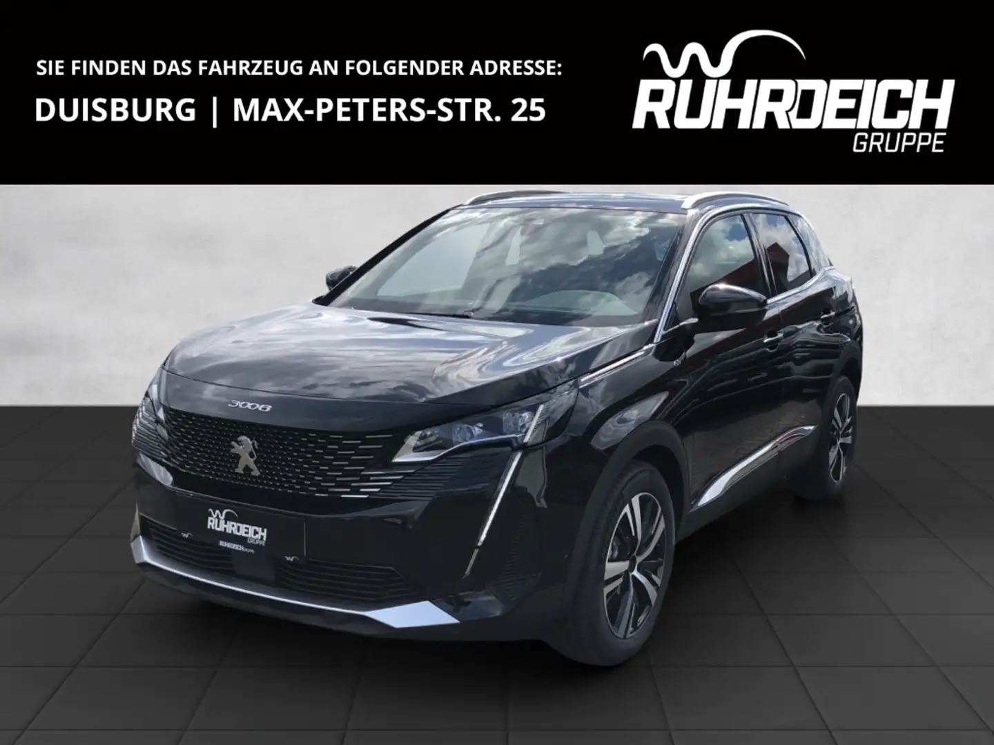 Peugeot 3008 GT 1.2 PureTech 130 PANO+AUT+NAVI+LED+CAM+PDC+ Black - 1