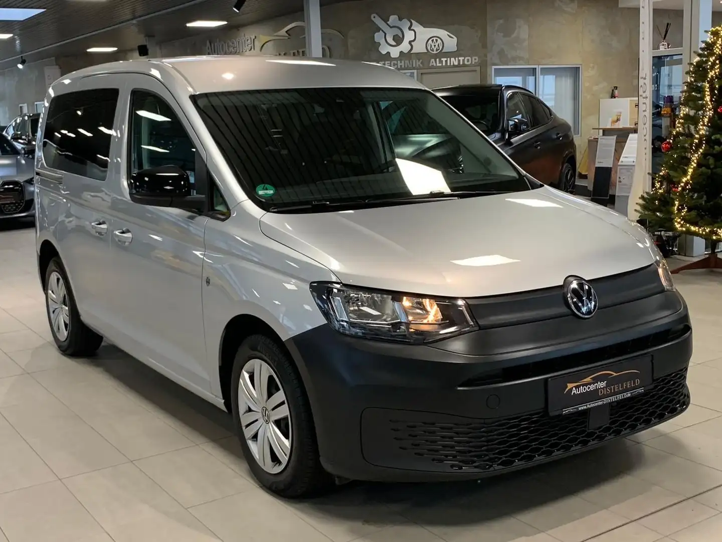Volkswagen Caddy 2,0 TDI 5 Sitze SHZ 1.Hd. Apple AHK DAB+ Argent - 1