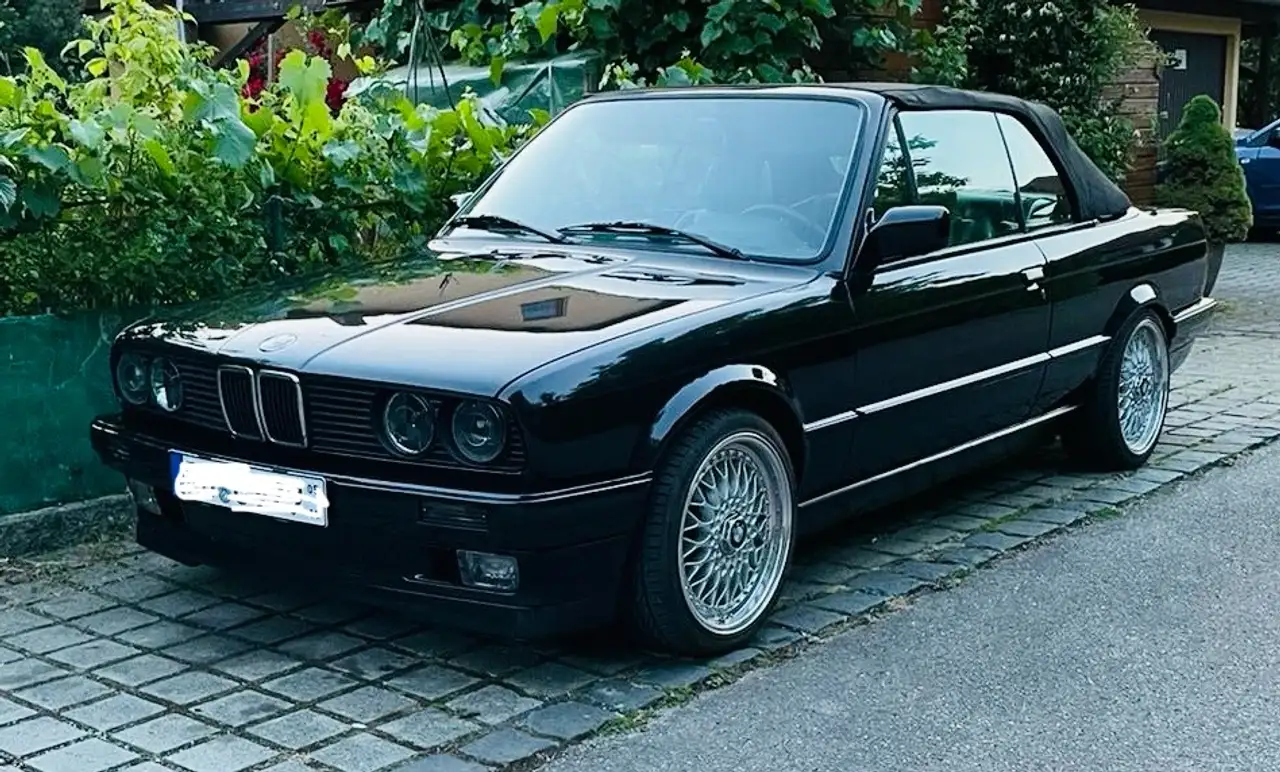 BMW 318i E30 Cabrio SCHMUCKSTÜCK Top Zustand Sammlerstück H Zulassung Oldtimer, foto 1