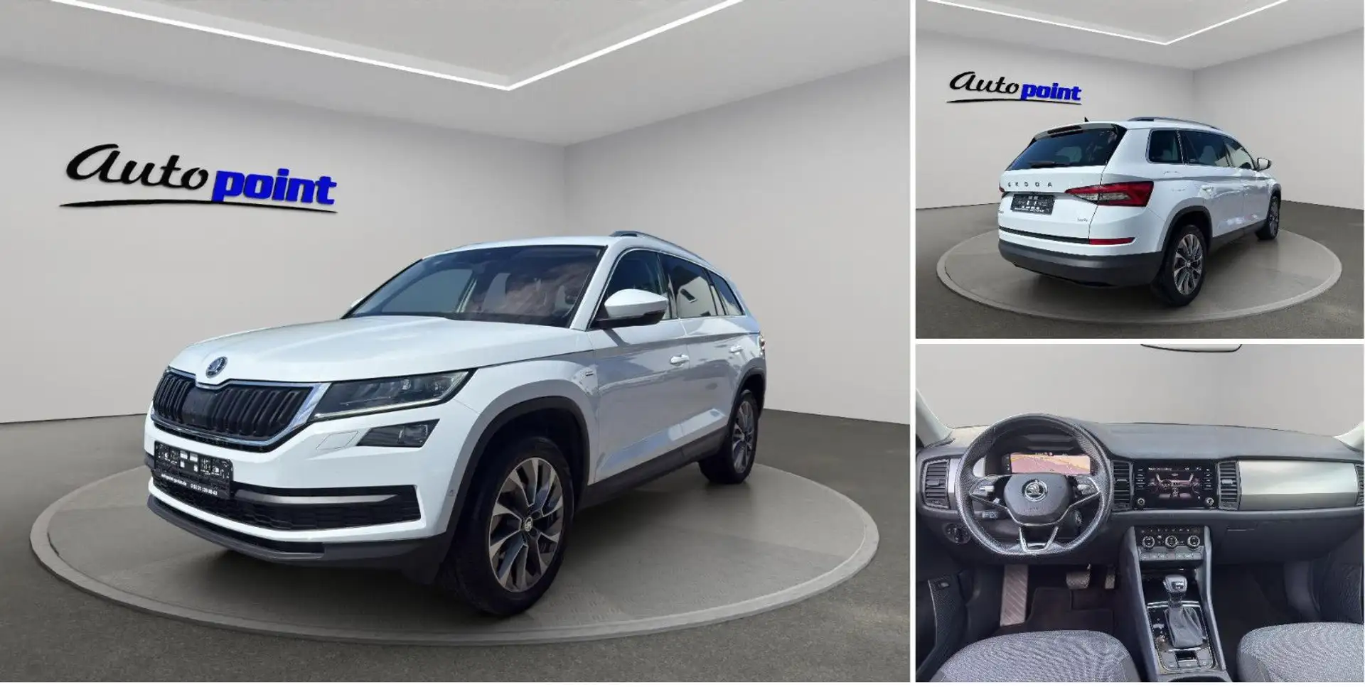 Skoda Kodiaq 2.0 TDI Clever 4x4 VIRTUAL LED ACC Blanc - 1