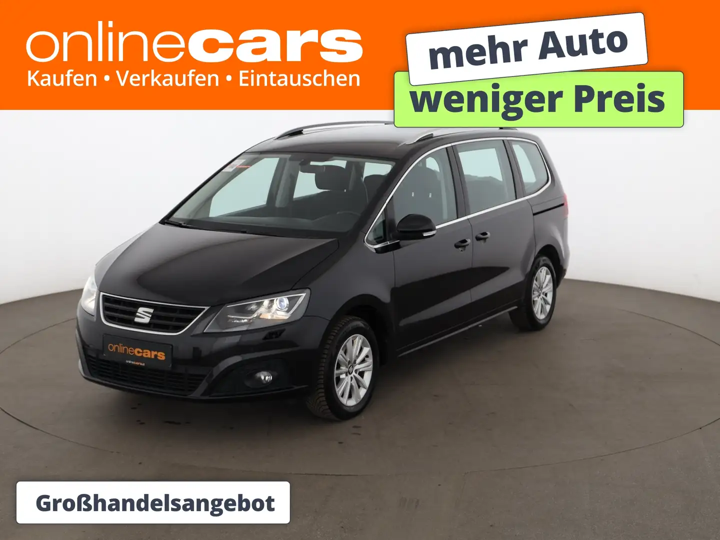 SEAT Alhambra 2.0 TDI Executive Aut XENON R-CAM SITZHZ Schwarz - 1