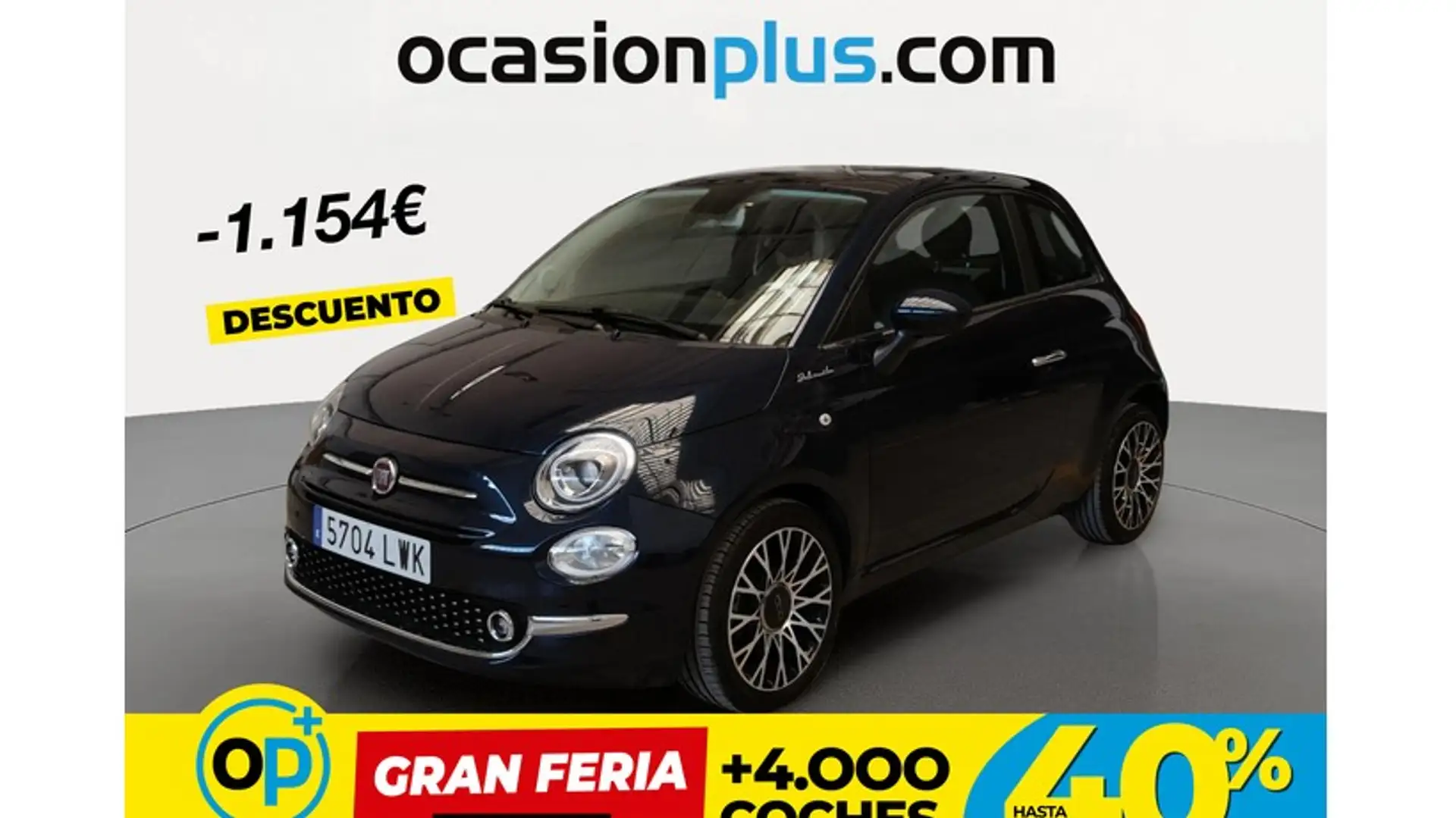 Fiat 500 1.0 Hybrid Dolcevita 52kW Azul - 1