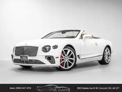 White 2021 Bentley Continental GTC Speed AWD Convertible All-Wheel Drive Automatic