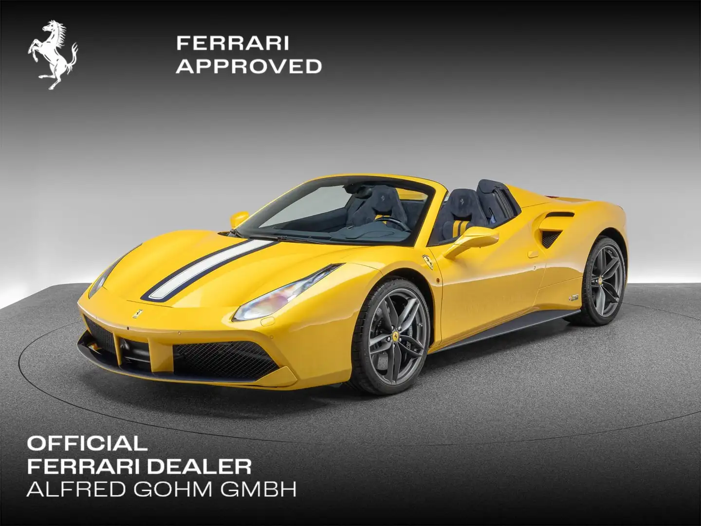 Ferrari 488 Spider 70 ANNI TAILOR MADE Geel - 1